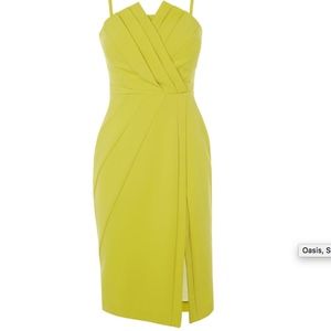 STRUCTURED BANDEAU DRESS